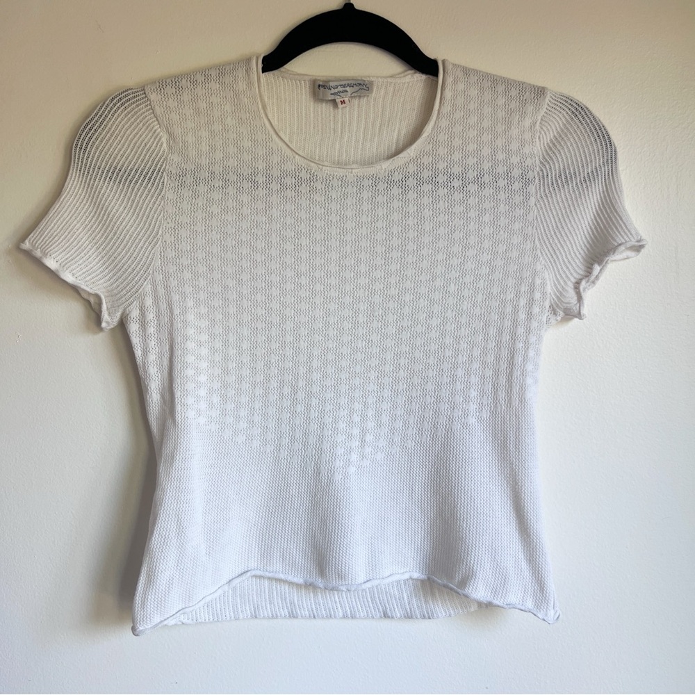 White Knits Crop